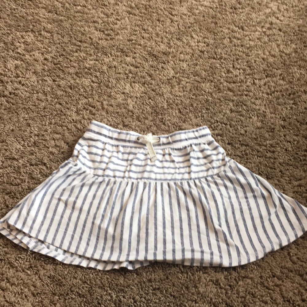 A cat & jack cute striped cottton skirt!